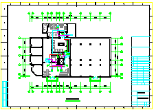 中型宾馆中央空调和卫生热水全套cad施工方案图-图二