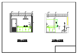 住宅经典厨卫室内装修cad设计施工详图_图1
