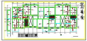 住宅楼底框结构cad施工设计建筑图纸-图二
