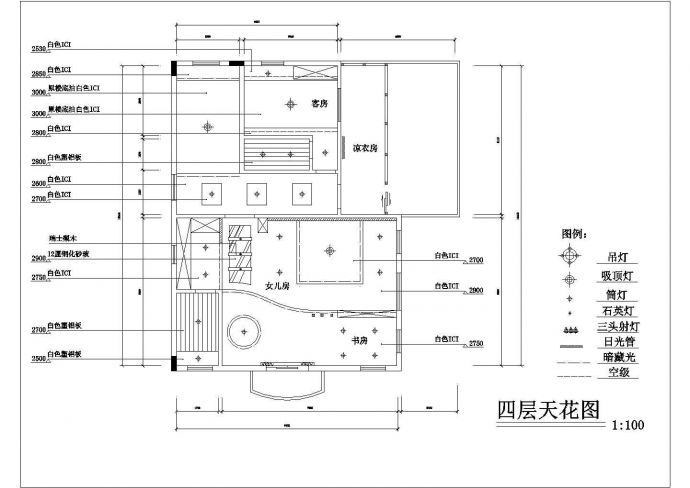 三层别墅室内装修设计施工图_图1