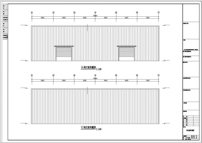15米×40米钢结构住宅工程CAD施工图_图1