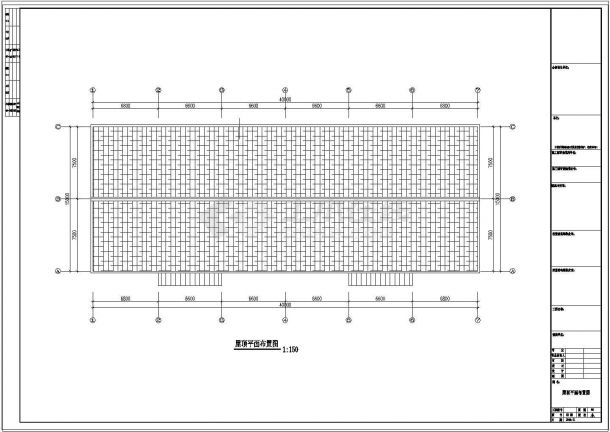 15米×40米钢结构住宅工程CAD施工图-图二