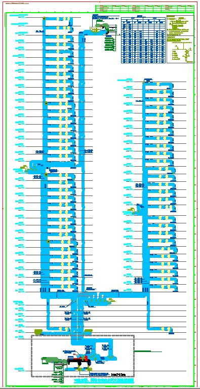 某地T3塔楼-给排水系统图CAD图纸_图1