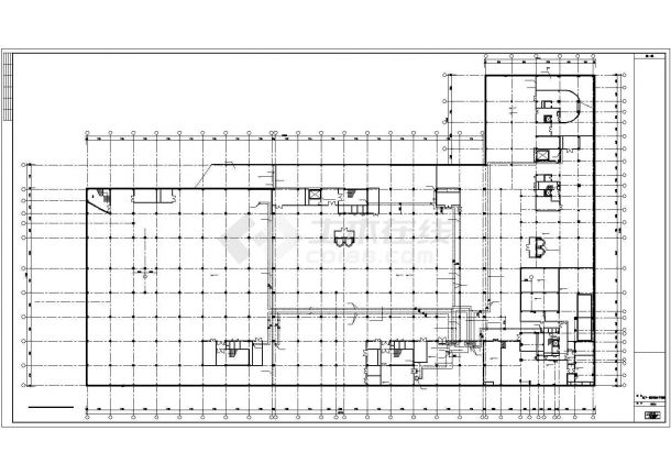 某综合性商场及住宅楼空调及通风排烟系统设计施工cad图纸-图二