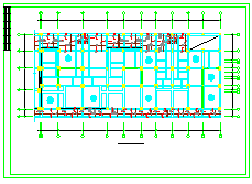 框砖混商住楼结构cad设计施工图纸_图1