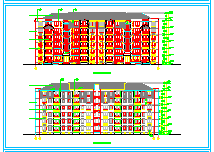 多层住宅楼建筑施工设计CAD全图-图二