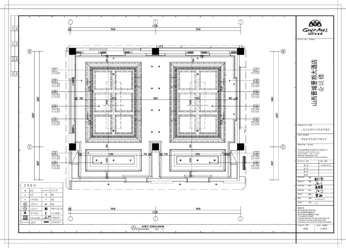 山西晋城晋邦大酒店-一层会议室G分区装饰设计CAD图_图1
