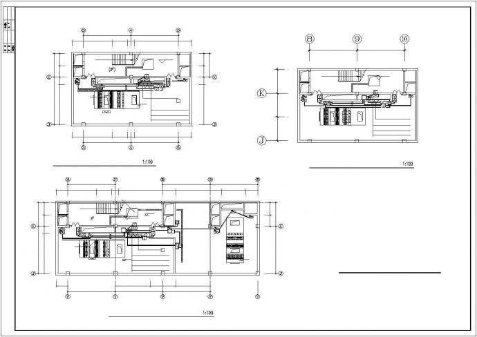 会展中心地下商场照明系统设计全套施工cad图纸_图1