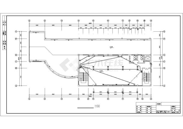 宿迁带地下室电气商场强弱电系统设计施工cad图纸，共十六张-图二