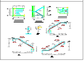 二层别墅建筑结构设计CAD图纸