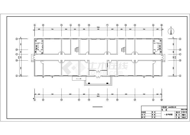 2246.37㎡某公司三层办公楼电气施工CAD图纸-图二