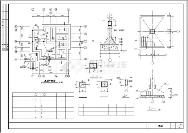 简单实用的新型农村住宅建筑设计cad施工图纸-图一