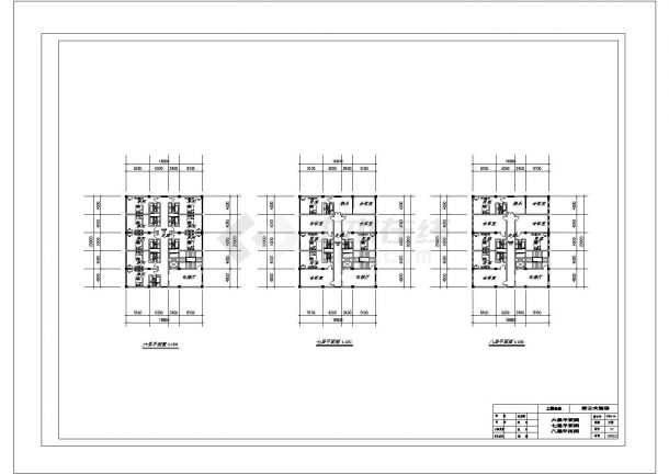 某多层框架结构星级大酒店设计cad全套建施图（含总平面图及经济指标）-图二