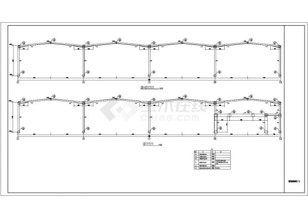 厂房设计_专业厂房钢结构设计施工图-图二