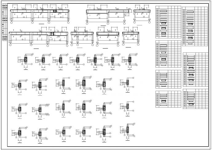 某框架结构混住宅施工建筑cad设计图纸_图1