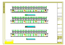 钢结构厂房车间结构cad设计施工图