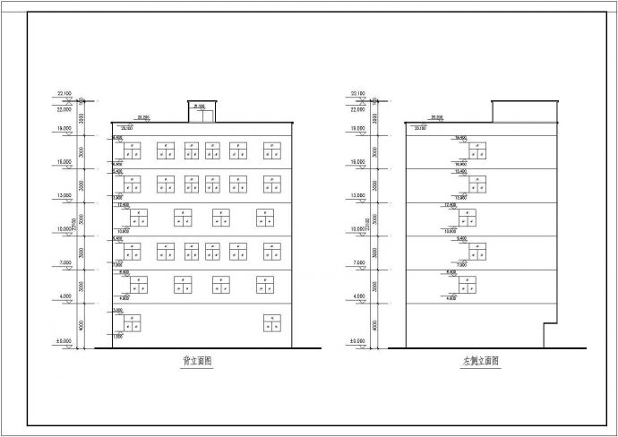 某现代新型单位住宅楼建筑全套设计施工方案CAD图纸（含设计说明）_图1