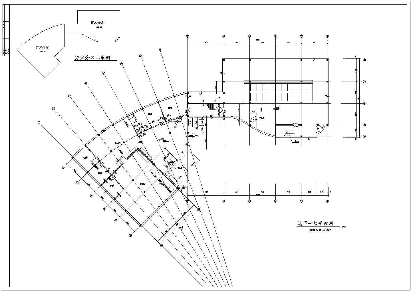 某多层框架结构豪华宾馆设计cad全套建施图（含设计说明）