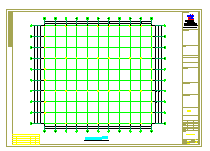 钢结构厂房建筑施工cad图纸-图二