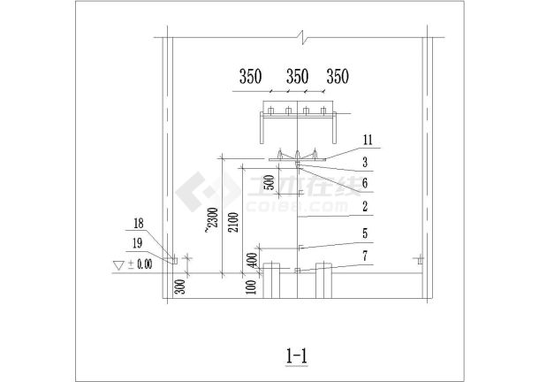 电气设计_某康居工程设备平面布置CAD图-图一