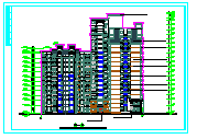 高层住宅cad建筑设计施工图纸-图二