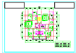 20种多层住宅户型室内cad装修平面施工图_图1