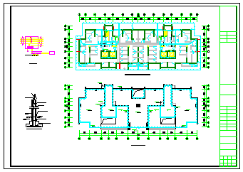 34层住宅楼整套电气cad施工图-图二