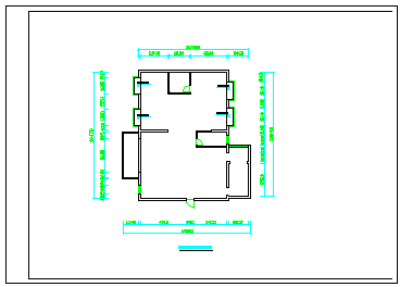 90平米家庭装饰室内cad装修设计图-图二