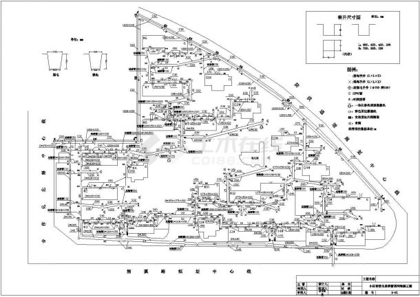 电气设计_某住宅小区网络施工CAD图-图二