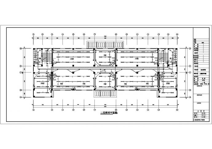 某职业技术学校综合教学楼全套电气系统方案设计施工CAD图纸_图1