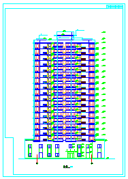 高层住宅楼建筑全套设计CAD套图-图一