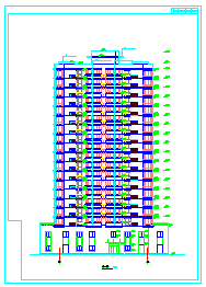 高层住宅楼建筑全套设计CAD套图_图1