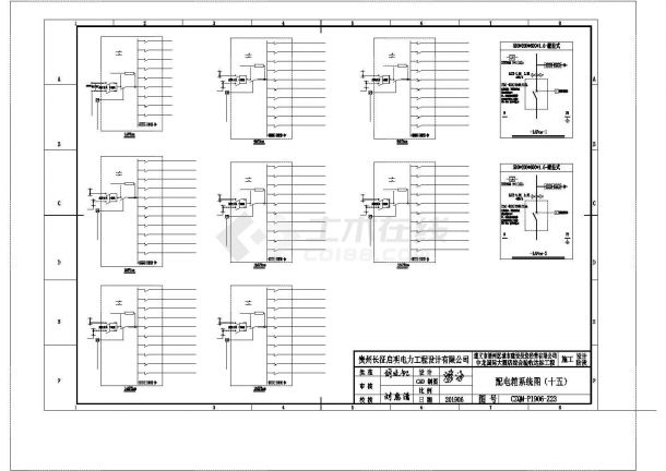 某国际大酒店综合电气系统方案设计施工CAD图纸-图二
