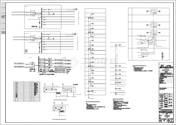 某地区商业建筑电气系统方案设计施工CAD图纸-图二