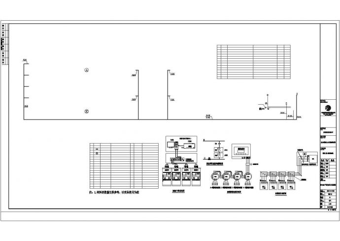 某地区地面加油站电气系统设计施工CAD图纸_图1