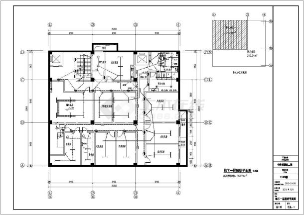 某地区开发区工厂建筑电气系统设计施工CAD图纸-图一