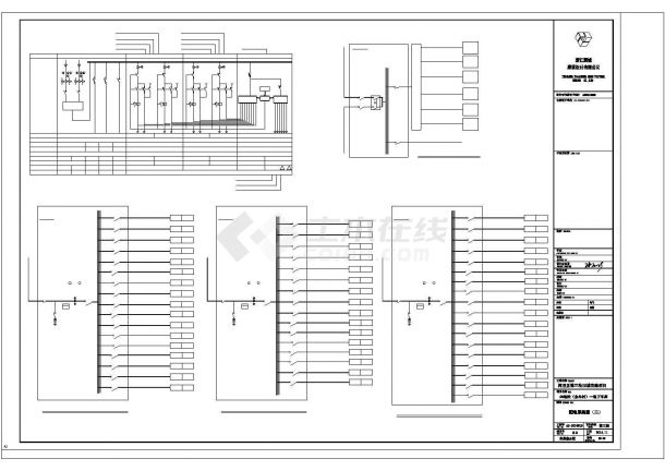 某地区住宅地下车库电气设计施工CAD图纸-图一