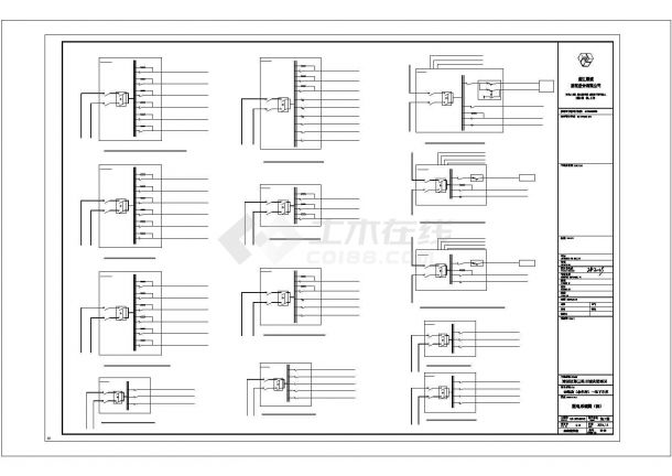 某地区住宅地下车库建筑电气设计施工CAD图纸-图二