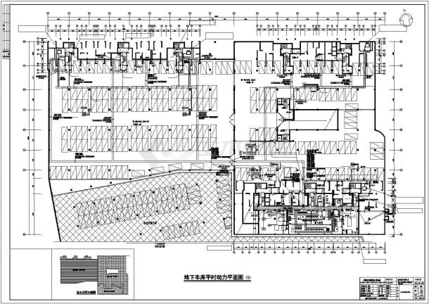 某地区住宅地下室建筑电气设计施工CAD图纸-图二