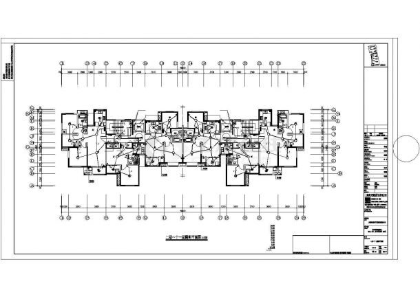 某地区社区普通住宅建筑电气设计施工CAD图纸-图二