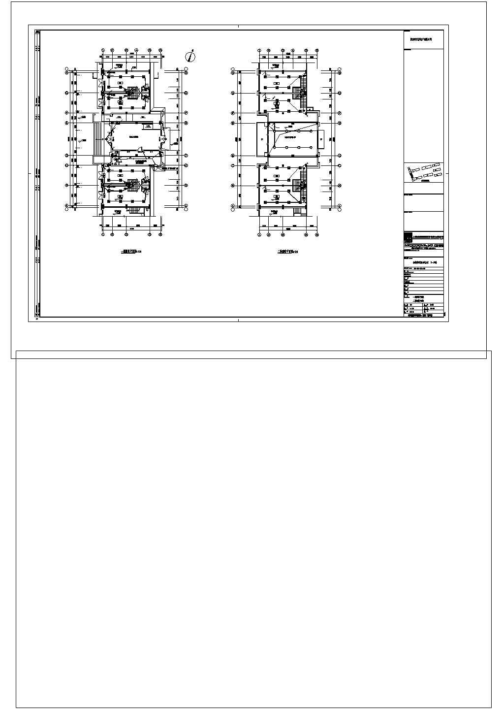 某高校职工生活住宅房电气完整设计施工CAD图纸