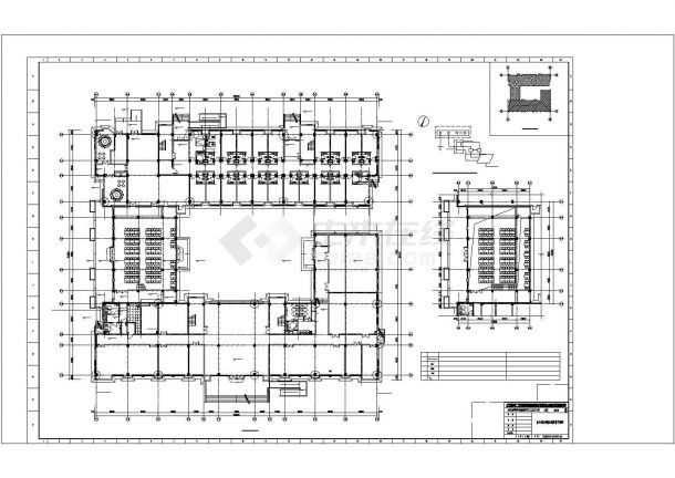 某高校职工综合楼建筑电气完整设计施工CAD图纸-图二
