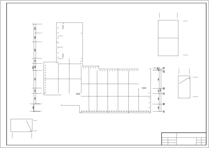 浏阳建筑方案四层活动中心设计全套施工cad图_图1