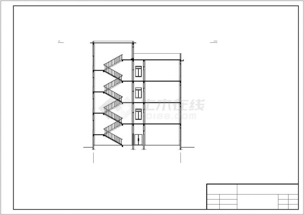 浏阳建筑方案四层活动中心设计全套施工cad图-图二