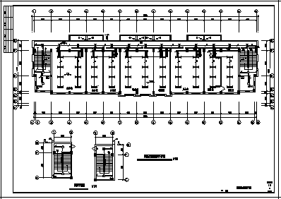 某四层电信办公楼扩建工程电气施工cad图(含电照设计)-图二