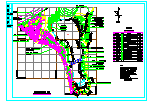 公园建筑施工设计CAD布置图-图二