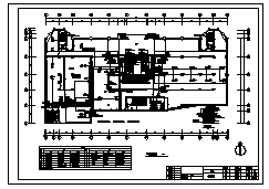 某二十三层带地下室二层商业大厦强电施工cad图(含照明设计)-图一