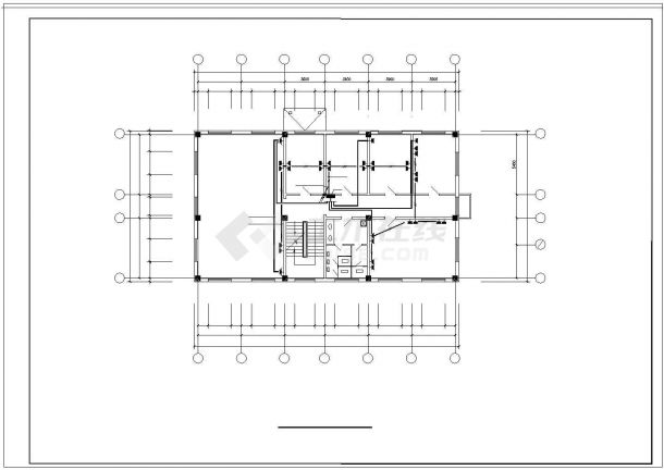 商用楼电气结构施工cad参考图-图二