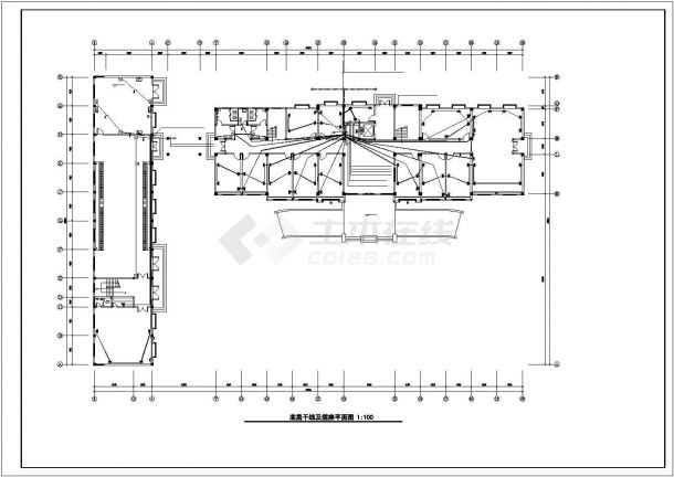 某五层办公楼建筑电气设计方案图纸CAD-图一