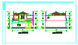 某古典别墅全套设计cad基础平面图_图1